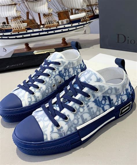 dior blue sneakers low top|dior men's low top sneakers.